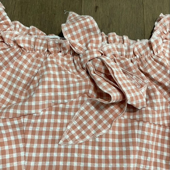Gingham crop top - Picture 2 of 4